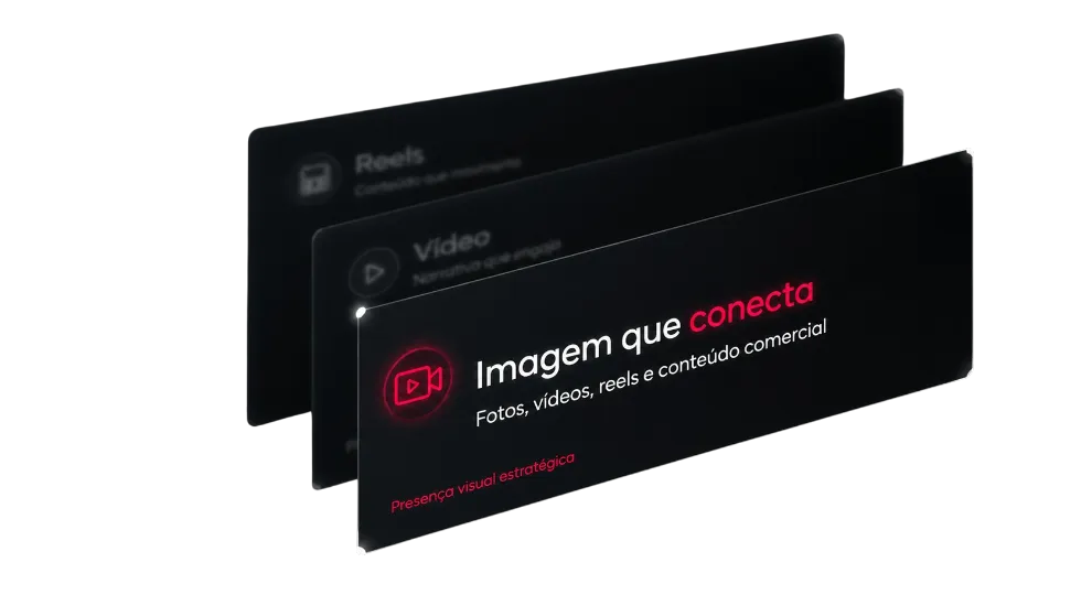Imagem que conecta: fotos, vídeos, reels e conteúdos comerciais para comunicar valor.